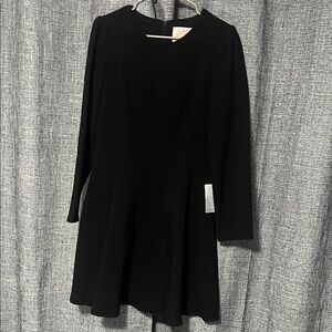Gal Meets Glam Classic Black Long Sleeve Dress